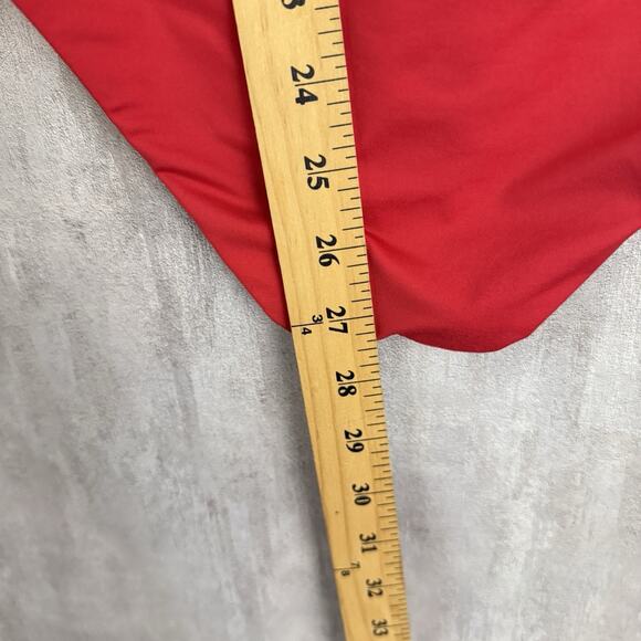 Becca by Rebecca Virtue One Piece Swimsuit Sz S Red Cutout Back Non Padded Beach - Picture 12 of 16